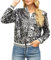 Jacke Glänzende Langen Ärmeln Reißverschluss Jacke mit Pailletten Bomber Baseballkragen Sportmantel Casual