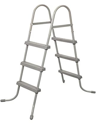 Scaletta per piscina Scala Mobile For Piscina Scala Mobile A Doppia Faccia Attrezzatura Di Supporto For Piscina Scala For Arrampicata Scala For Piscina 107 Cm Pannelli laterali solidi per una maggiore