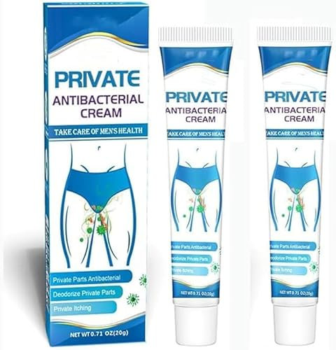 Antibacterial Cream for Private Parts,DPrivate Soothing Cream for Mam and Women,Private Antibacterial Cream,Deodorant and Antifungal Cream,External Cream for Soothing (2 pcs)