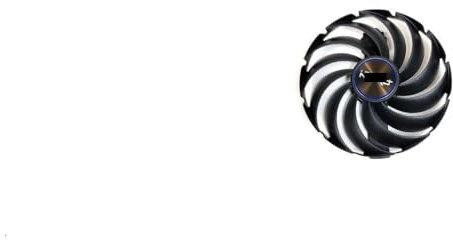 BDAKQJV Carte Graphique Ventilateur GPU Sapphire RX6900 XT, 87MM 95MM, Compatible avec Nitro + AMD Radeon RX 6700 6800 6900 XT, Refroidissement de Carte Graphique(Yellow)