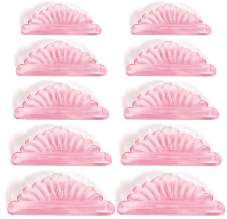 20 Stück Lashlift Pads Shields Self Sticky Lash Lift Rods C-Curl Pad Soft Eyelash Perm Rod Air Bubble Silicone Light Weight Guard No Glue Reusable Eyelash Perming for Eyelashes Lifting
