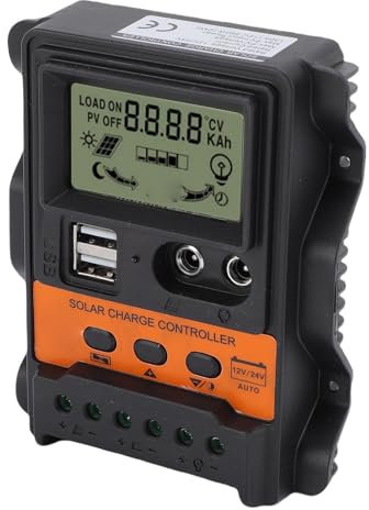 30a Solar Ladungscontroller, 12 V 24 V Dual USB Port Auto Solar Panel Battery Intelligent Regler für Street Light