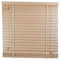 URBNLIVING Real Wood Venetian Blinds, Horizontal Wooden Slats with Privacy Valance & Cord Tilt Control, Pull Cord, Premium Timber Window Shades for Home or Office, Custom Sizes & Colours Available