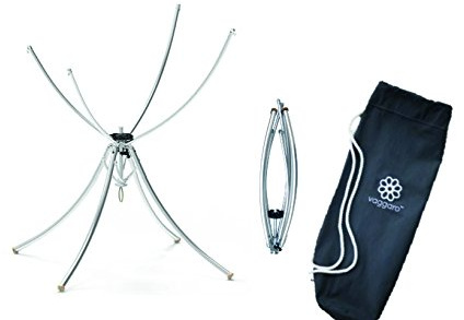 Vaggaro Gestell Silber Inkl. Tasche (Geeignet von 0-10 Jahre) aus Luftfahrt-Aluminium - Nur Gestell, Einsätze Separat Erhältlich
