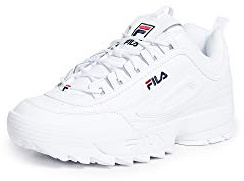 Fila - Strada Disruptor - Zapatillas para hombre, Blanco (Blanco Multi), 42 EU