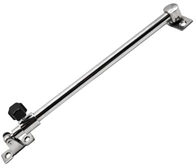 Marine City - Ajustador telescópico de Barco de Acero Inoxidable y Soporte de sujeción para Ventanas, 25,4 a 43,2 cm