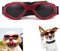 WELLXUNK Hunde Sonnenbrille Verstellbarer Riemen für UV-Sonnenbrillen Wasserdichter Schutz für kleine und mittlere Hunde