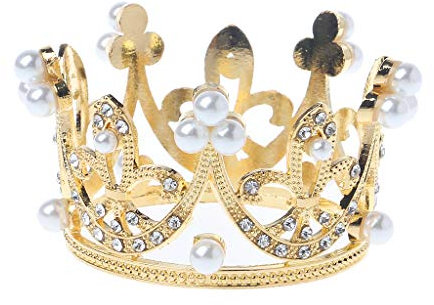 LLLucky Newborn Circle Crown Baby Round Princess Tiaras Infant Photography Shooting Props Crown Gold