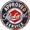 Sylty Vintage Packard Service Schild Retro Dad Garage Man Cave Car Blechschild 30,5 x 30,5 cm