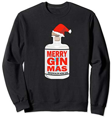 Merry Gin mas | Christmas Weihnachten Xmas Santa Mütze Tonic Sweatshirt
