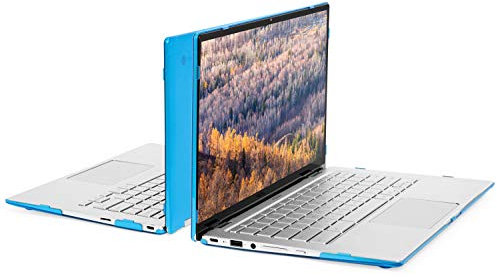 mCover - Carcasa rígida para portátil ASUS Chromebook Flip C434TA Series 2 en 1 de 14 Pulgadas (no Compatible con Otros Chromebooks de ASUS) Azul océano