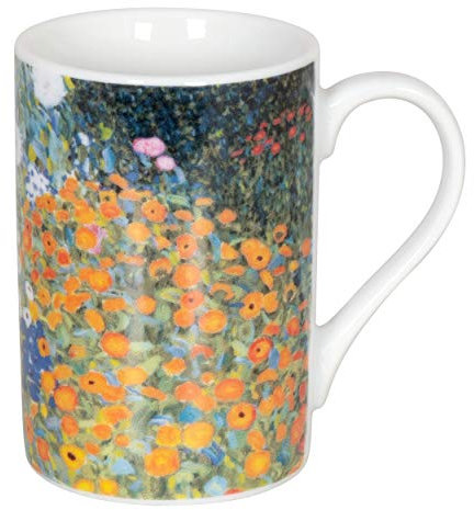 Könitz Kunst Les fleurs Klimt Mini Becher, Tasse, Espressotasse, Porzellan, 80 ml, 11 1 353 0688