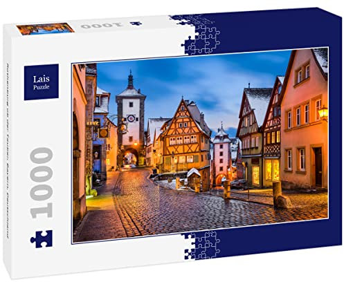 Lais Puzzle Rothenburg ob der Tauber, Bayern, Deutschland 1000 Teile