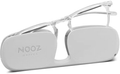 Nooz Optics Unisex Lesebrille - Schlanke & leichte lesebrille für Damen & Herren mit kompaktem Etui - Erhältlich in verschiedenen Dioptrienstärken & Farben - DINO Kollektion, Quadratisch