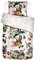 Essenza Bettwäsche Fleur Weiß, 135x200 + 1x 80x80 cm, 100% Baumwollsatin, Blumen