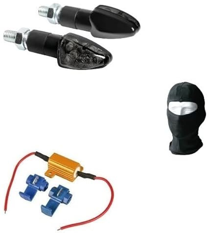 KOMPATIBEL MIT YAMAHA WR 125 X 1 PAAR LED BLINKER 12 V FÜR MOTORRAD + 2 WIDERSTÄNDE 6 OHM 25W FÜR BLINKER KIT LAMPA ZUGELASSEN