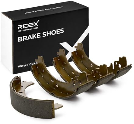 RIDEX Bremsbacken Satz für Trommelbremse Hinten Kompatibel mit LADA Niva 2121, 2131 70B0329