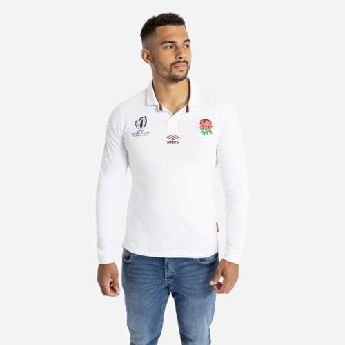 Umbro Herren England Wc Home Classic Jersey Ls Heimtrikot/Trikot-Set, Offizielles Lizenzprodukt, 4XL