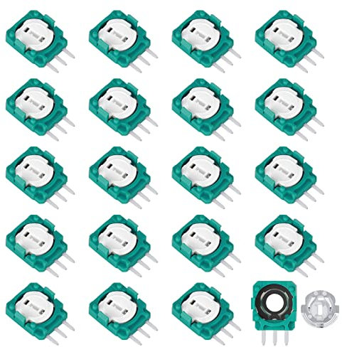 EEEKit Sensore potenziometro di Ricambio 10K Ohm per Joystick Analogico Xbox One PS3 PS4 Switch Pro Controller, 20 pezzi