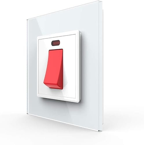 Interruttore intelligente da parete 2P per cucina,Interruttore bipolare,Interruttore a doppio polo 20A,VL-B6KMKV20A-2WP