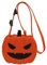 TIAASTAP Kürbis Handtasche für Halloween Gothic Umhängetasche Geldbörse Neuheit Teufel Crossbody Schultertasche Halloween Geschenke Goth Taschen Halloween Deko Kürbis Tasche Halloween Kostüm