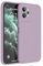 HAFFAN Funda de Silicona TPU Compatible con Realme GT2 Pro (6.7), Carcasa Protectora para Teléfono Móvil - Hierba púrpura