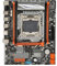 X99M H DDR4 Mainboard, M ATX Gaming Motherboard, E5 2678V3 CPU DDR4 128 GB LGA 2011-3 V3/V4 Computer Motherboard, SATA3.0, NVME Ports, Gaming Mainboard für Gaming-Enthusiasten