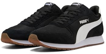 PUMA ST Miler, Scarpe da Ginnastica Unisex-Adulto, Black White-Gum, 37.5 EU