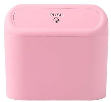 UYTKTN Auto Mülleimer für Dodge Avenger Caliber Challenger Charger Durango Journey RAM Spirit Stratus Viper, Wasserdicht Mini Mülleimer, Tragbar Müll Kann Behälter für Lagerung und Organisation