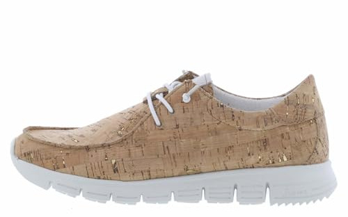 Sioux Damen Mokrunner D Sneaker, Nature Gold, 36 EU