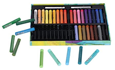 KIMISS Ultraweiches Ölpastell-Set mit 36 ​​Farben, Ungiftig, Leicht zu Vermischende Ölmalstifte für Künstler, Studenten und Profis (8936ST)