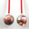 Bolas de Navidad Personalizadas - Pack 2 Unidades Con Foto, 8cm Grandes, Transparentes - Decoración para Árbol de Navidad 2024