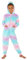 Animal Crazy Onesie Girls Boys Kids Childrens Fleece Onesies Jumpsuit Playsuit One Piece UK Seller - Mermaid - 5/6 Years