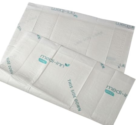 Medi-Inn PRO Krankenunterlagen PRO Dry 60 x 90 cm, extrem saugstark, 1 x 10 Stück, weiß