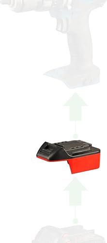NovaQuantic Adapter for Milwaukee M 18 Battery - Acts as Power Supply for Hercules 20V Tools - No Charging - Will Not Work with Hercules 20V Heat Gun or 2-Stage Vacuum Pump or 12V Tool - Adapter Only