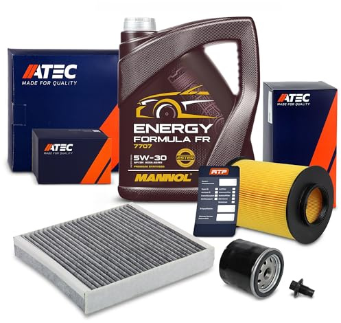 ATEC Germany Inspektionspaket Set A + 5l 5W-30 Motoröl
