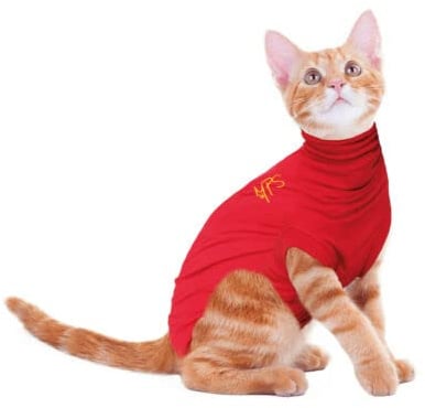 MPS Medical Pet Shirt Katze, Rot, XXXXS