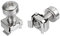 Sourcingmap 30 Pack, Cage Nuts and Screws, M6x20mm, 304 Stainless Steel for Server Rack Cabinet