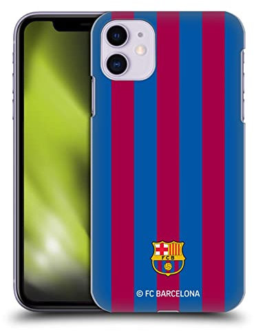 Head Case Designs Officially Licensed FC Barcelona Stripes Crest Hard Back Case Compatible With Apple iPhone 11