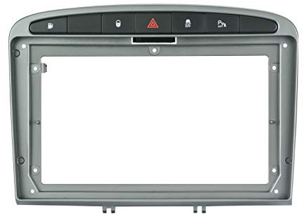 EZoneTronics Cornice facciale da 9 pollici per Peugeot 308 2008-2013 speciale autoradio stereo telaio In-Dash kit di installazione doppio DIN