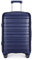 Kono Lightweight Polypropylene Large Check in Luggage with Spinner Wheels TSA Lock YKK Zipper Hard Shell Travel Trolley Suitcase (Navy,76cm 100L)