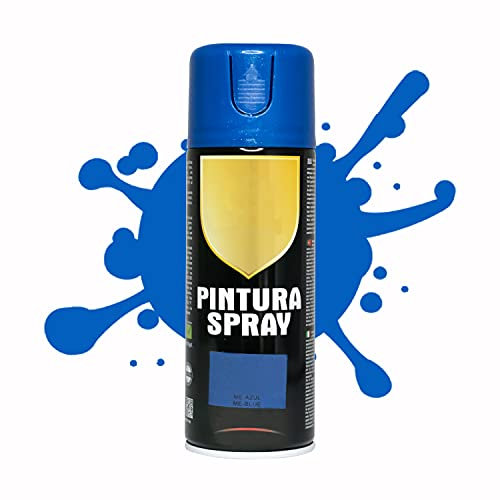 Pintura Spray 400ml para Metal/Madera/Plástico (Azul Metalizado, 1 Bote)
