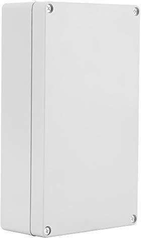 Dioche Wasserdichte Verdrahtungsbox IP65 Elektroprojekt Verdrahtungsgehäuse Box für Anschluss, 20,0 x 12,0 x 5,5 cm, ABS, Schwarz