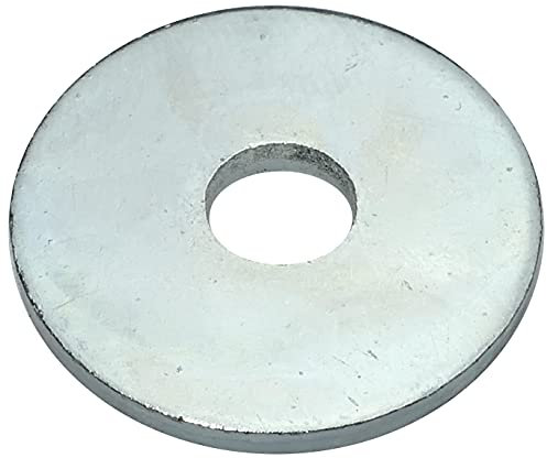 AERZETIX - Juego de 100 arandelas de carrocería planas anchas - M5 Ø5.3x20x1.50mm - en acero galvanizado - C49689