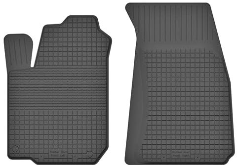 Gummimatten Automatten Gummifussmatten Gummi Fußmatten für Renault Clio III Bj. 2005-2012 VORNE Fahrer-und Beifahrermatte U_P