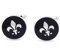 Boutons de manchette - Sparte Français Lys Fleur de Lis