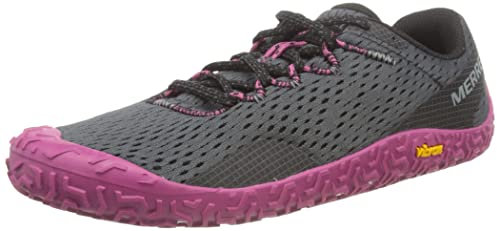 Merrell Damen Vapor Glove 6 Sneaker, Granite/Fuchsia, 38 EU