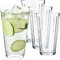 KADAX Verres à boire en verre neutre Calcium - Verres à eau universels - Pour boissons - Mojito - 360 ml - 4