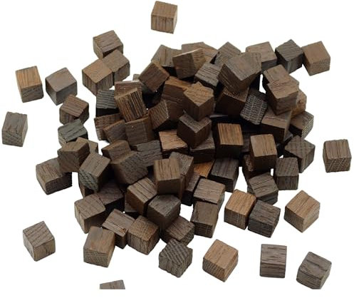 AlcoFermBrew Eichenholz Cubes Französisch 100g - Starkes Toasting, Eichenholz Chips, Kleine Eichen Würfel, Quadrate