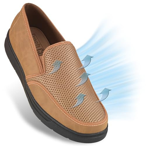 GALERIA DEL COLECCIONISTA Zapatos verano Fresh Confort 3D Extra Ancho Hombre Fáciles de poner: ajustables. Tejido 3D Transpirable, Plantilla Piel y Memory Foam, Antideslizante: cómodos, flexibles